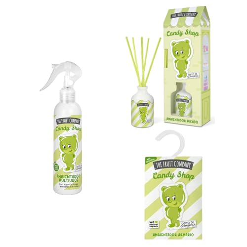 Pack ambientadores The Fruit Company Osito de Gominola (spray + mikado + armario) – Osito de Gominola