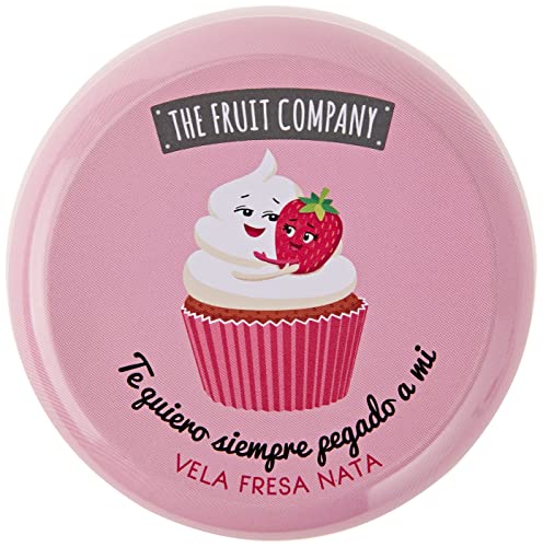 Vela perfumada The Fruit Company en lata 150 g – Fresa y Nata