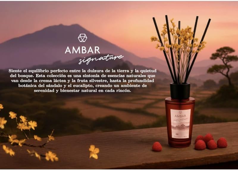 Pack 4 Ambientadores Mikado Ambar Signature 85 ml