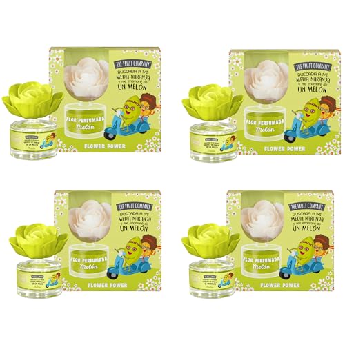 Flor perfumada The Fruit Company 50 ml – Pack 4 – Melón