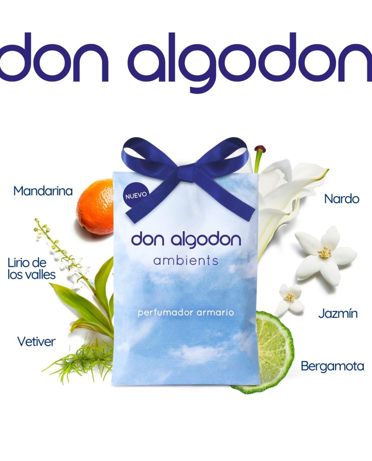 Perfumador de armario Don Algodón Ambients – Pack 6 – Clásico