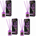 Pack 4 Mikados Ambientador Ambar Perfums 45 ml