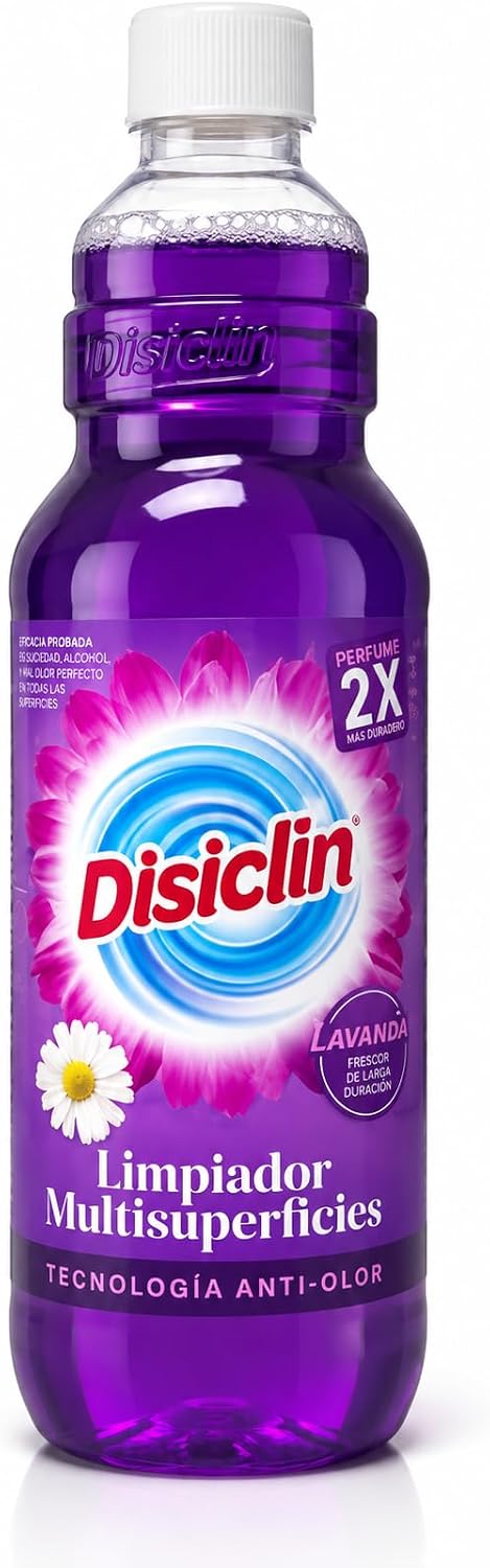 Limpiador multisuperficies Disiclin 1 L – Pack 4 – Lavanda