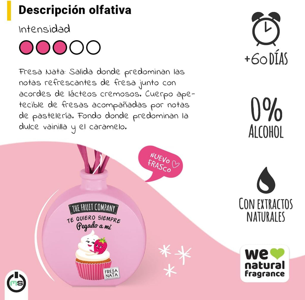 Ambientador Mikado Strawberry Cream de The Fruit Company, 40 ml