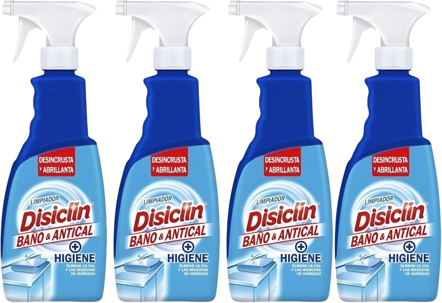 Limpiador baño & antical Disiclin 650 ml – Pack 4 – Pack 4