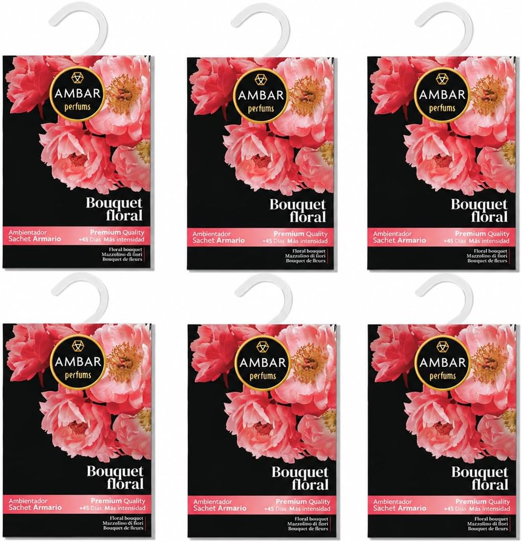 Ambientador de Armario Ambar Perfums – Pack 6 Unidades