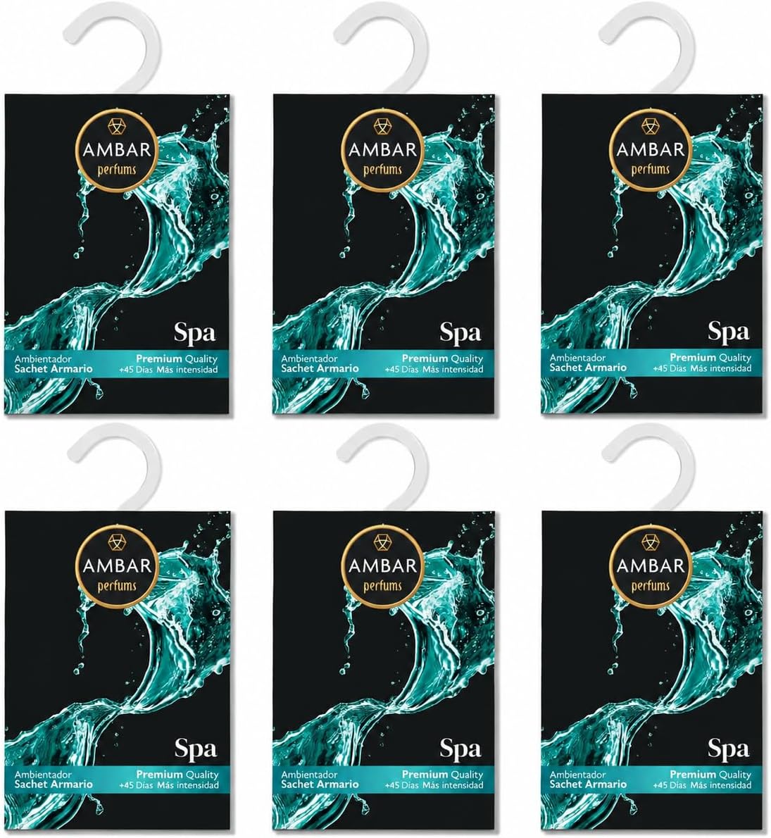 Ambientador de Armario Ambar Perfums – Pack 6 Unidades