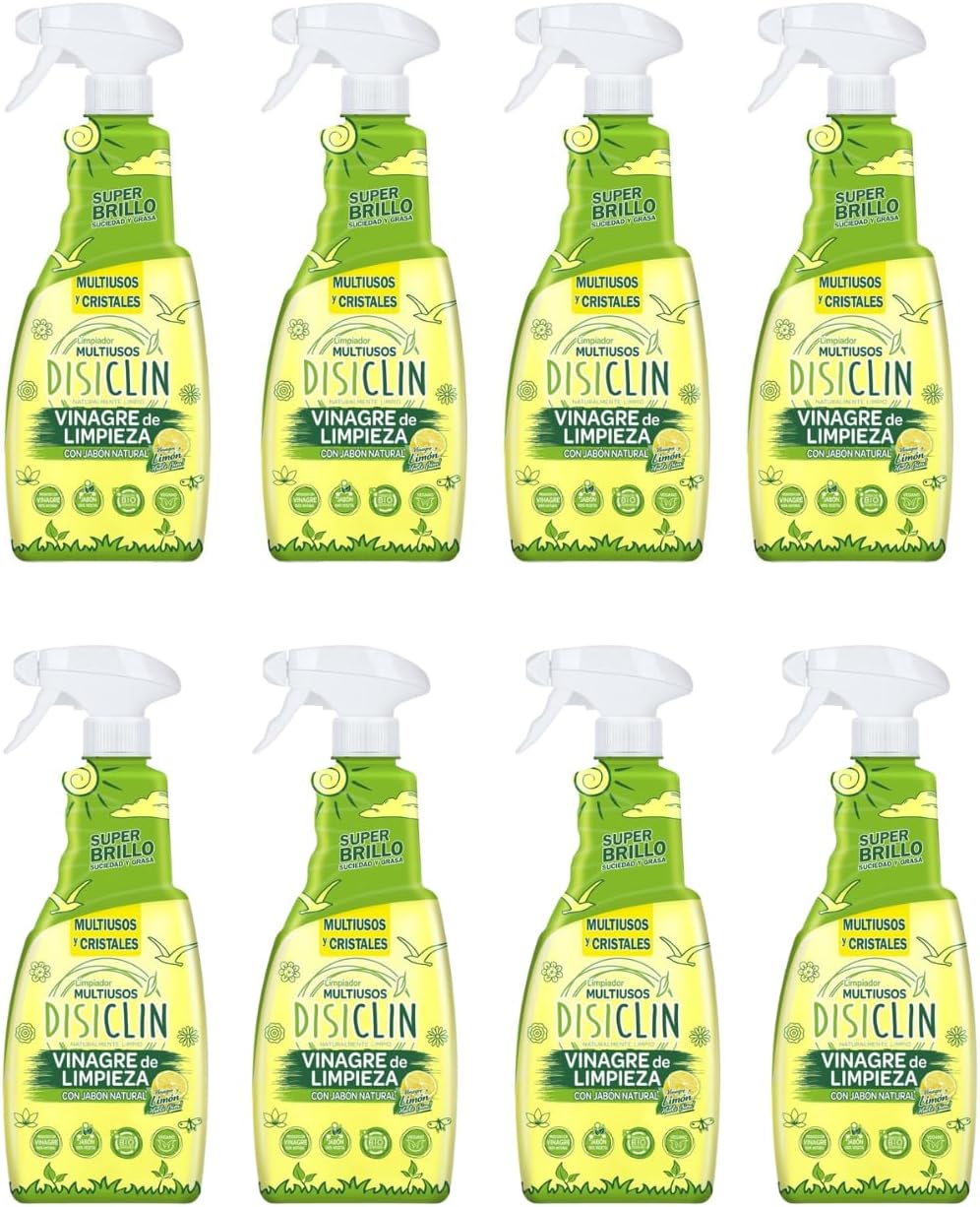 Vinagre de limpieza en spray Disiclin – Pack 6 – Limón 750 ml
