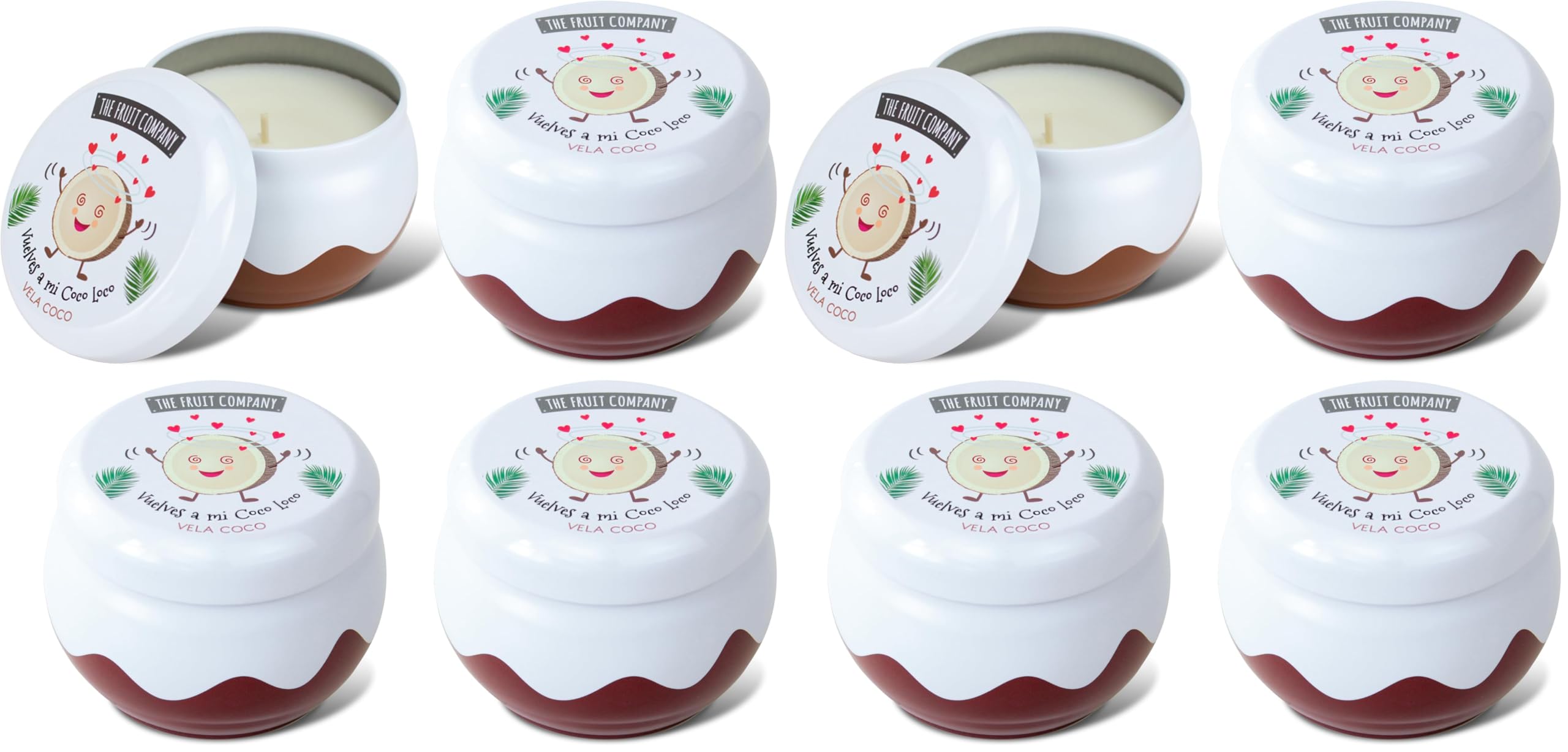 Vela perfumada The Fruit Company en lata 150 g – Coco