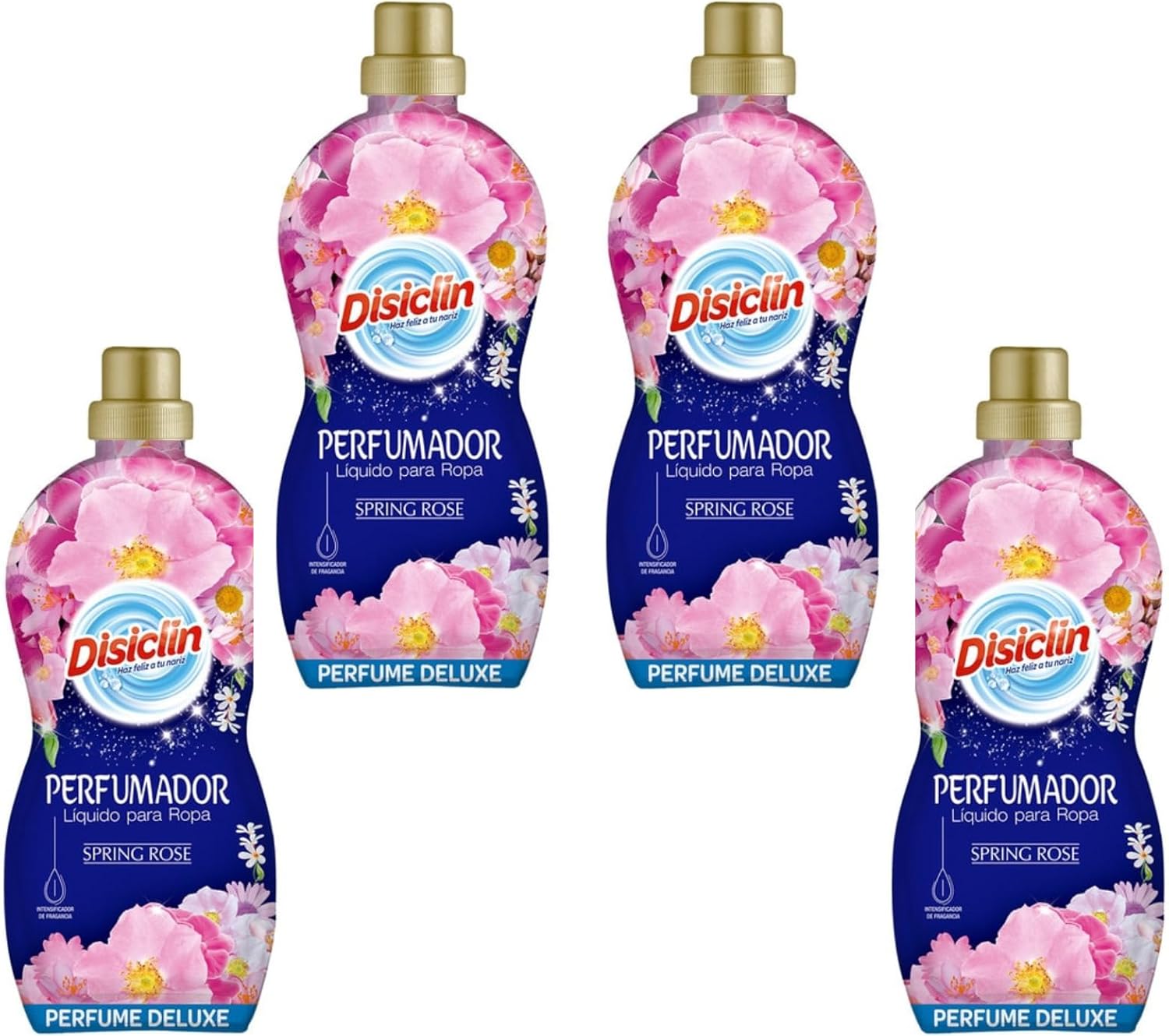 Perfumador de ropa Disiclin – Pack 4 botellas (144 lavados) – Spring Rose