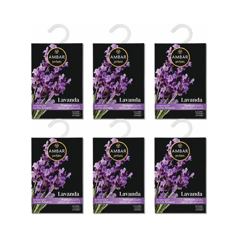 Ambientador de Armario Ambar Perfums – Pack 6 Unidades