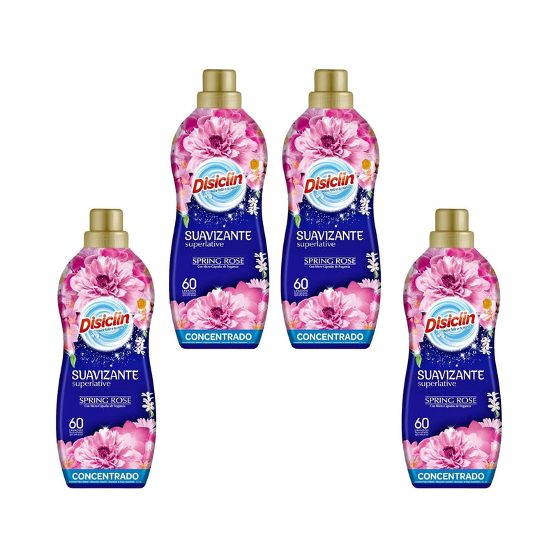 Suavizante concentrado Disiclin – Pack 4 botellas (240 lavados)