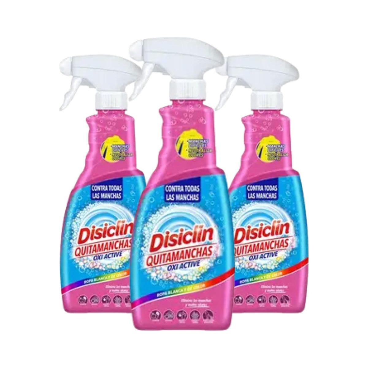 Quitamanchas Oxi Active Disiclin – Pack 3 – Spray 750 ml (pack 3)