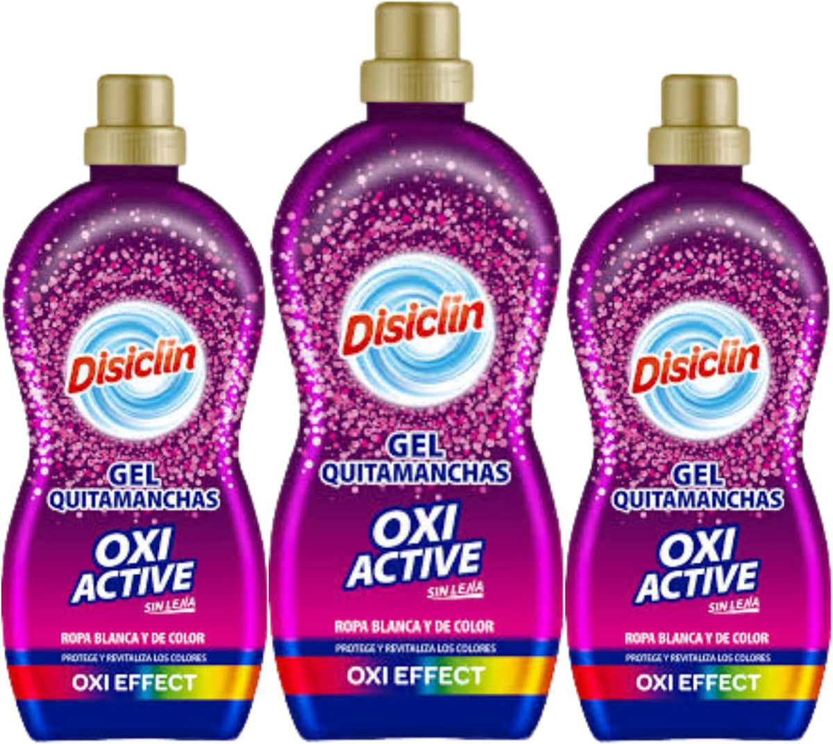 Quitamanchas Oxi Active Disiclin – Pack 3 – Gel 1,25 L (pack 3)