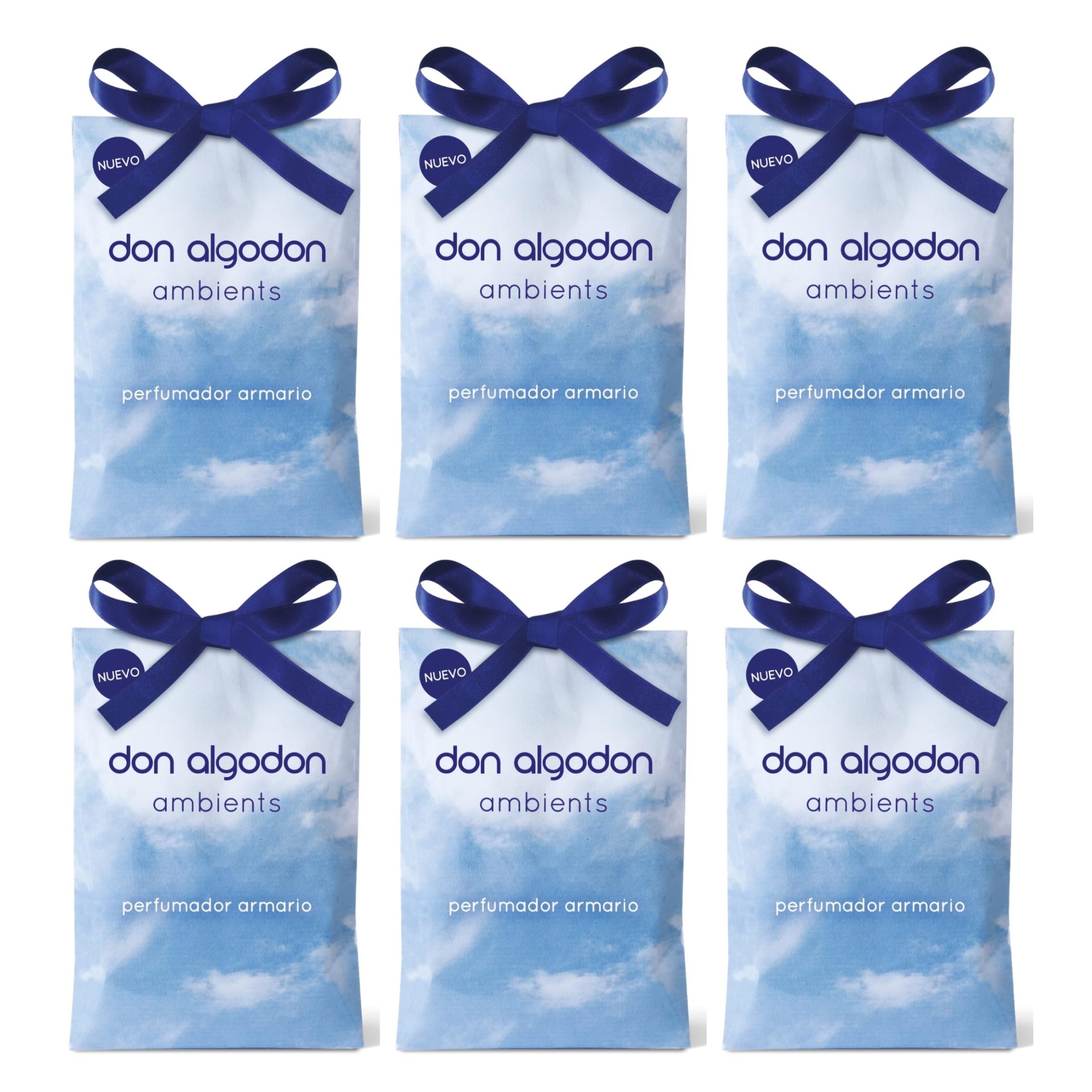 Perfumador de armario Don Algodón Ambients – Pack 6 – Clásico