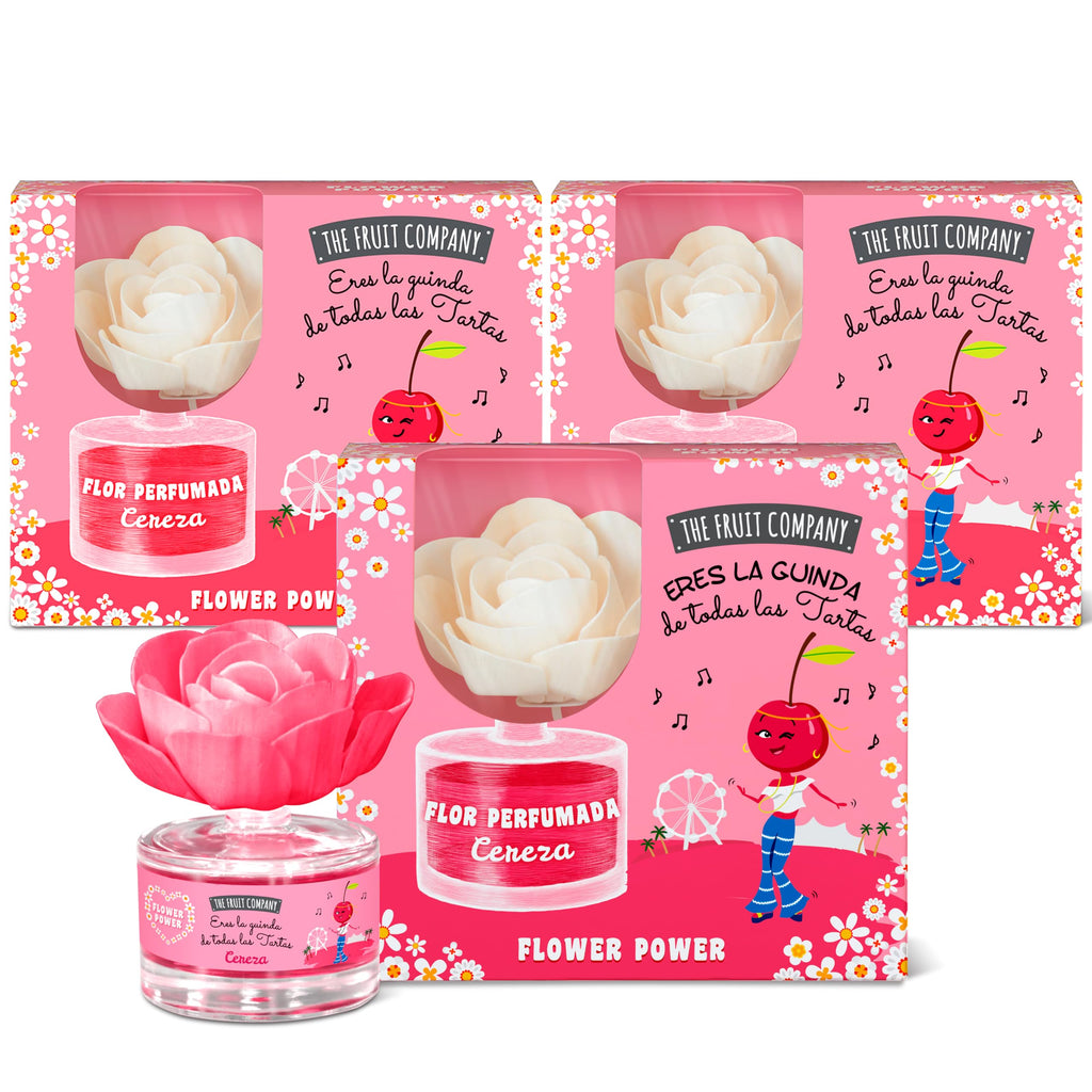 Flor perfumada Flower Power The Fruit Company Moras 55 ml – Pack 3 – Moras