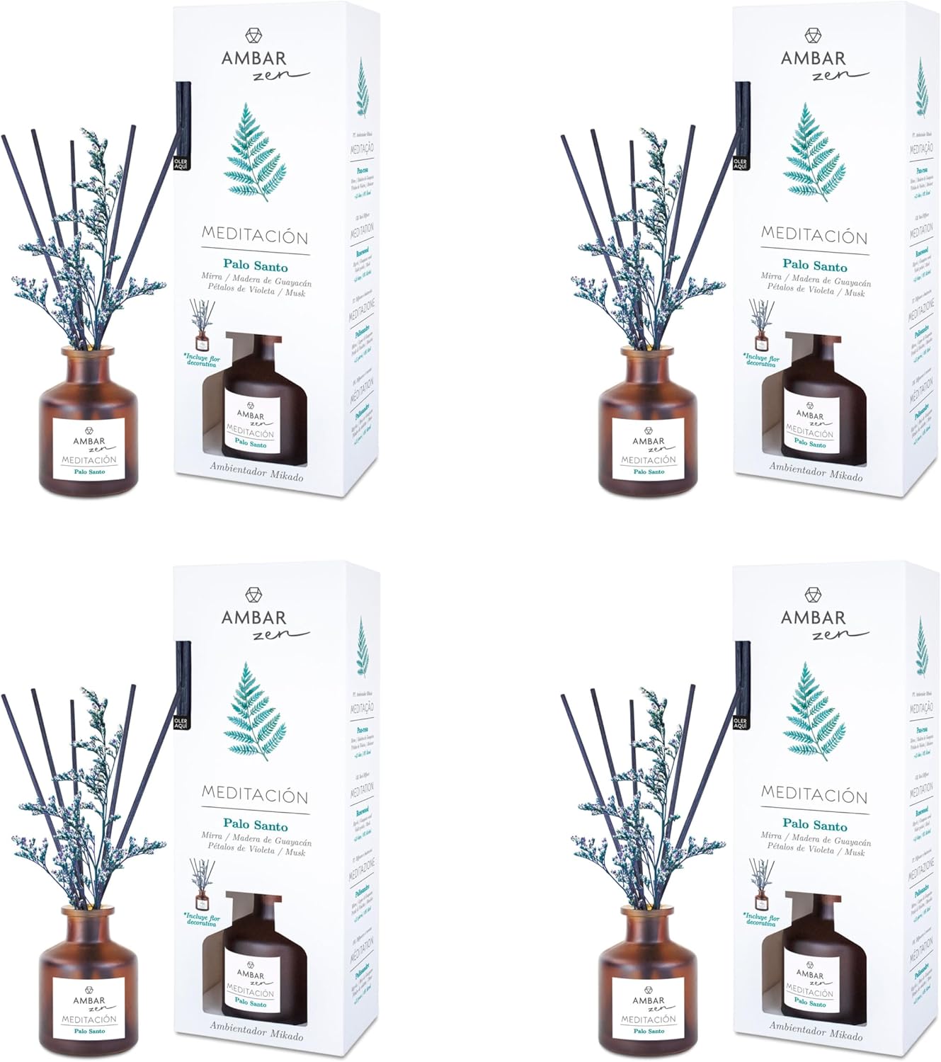 Pack de 4 Mikado Ámbar Zen Cerezo en Flor Renacer