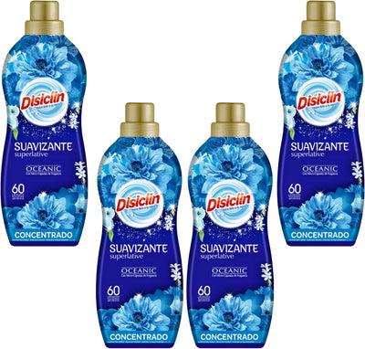 Suavizante concentrado Disiclin – Pack 4 botellas (240 lavados)