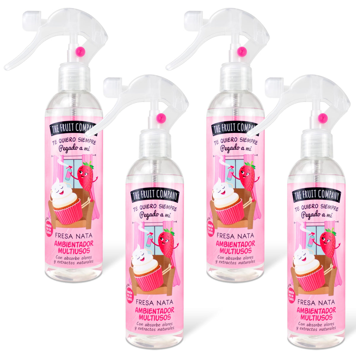 Spray ambientador The Fruit Company – Pack 4 – Coco