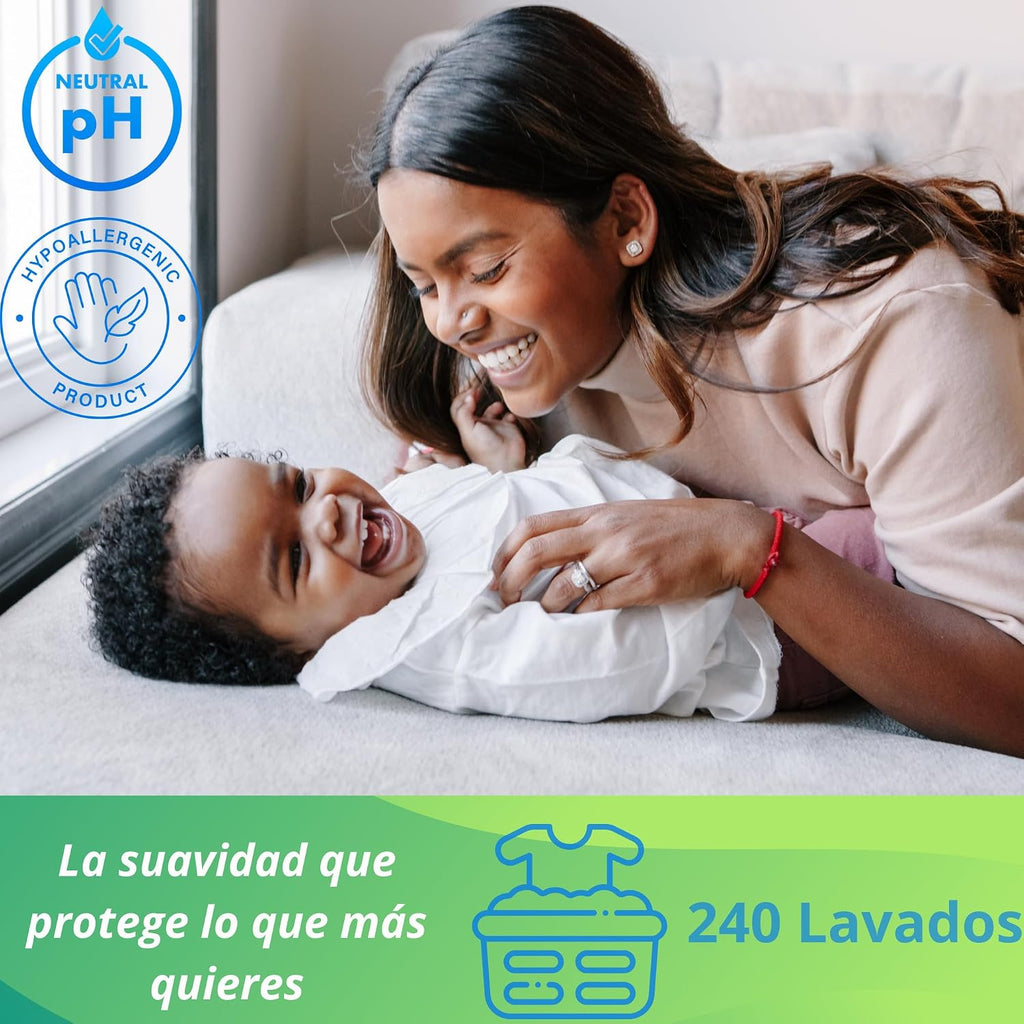 Suavizante concentrado Disiclin – Pack 4 botellas (240 lavados) – Baby & Kids