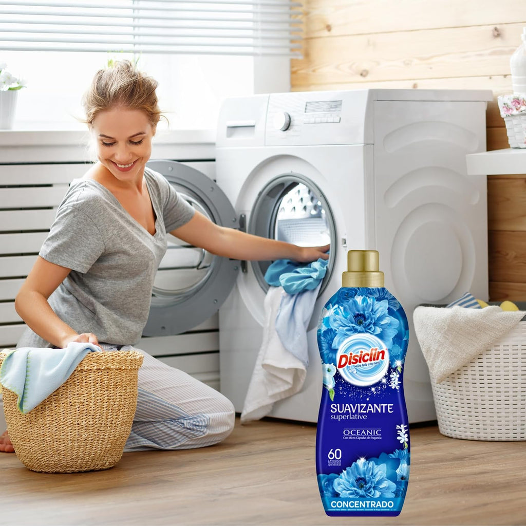 Suavizante concentrado Disiclin – Pack 4 botellas (240 lavados) – Oceanic